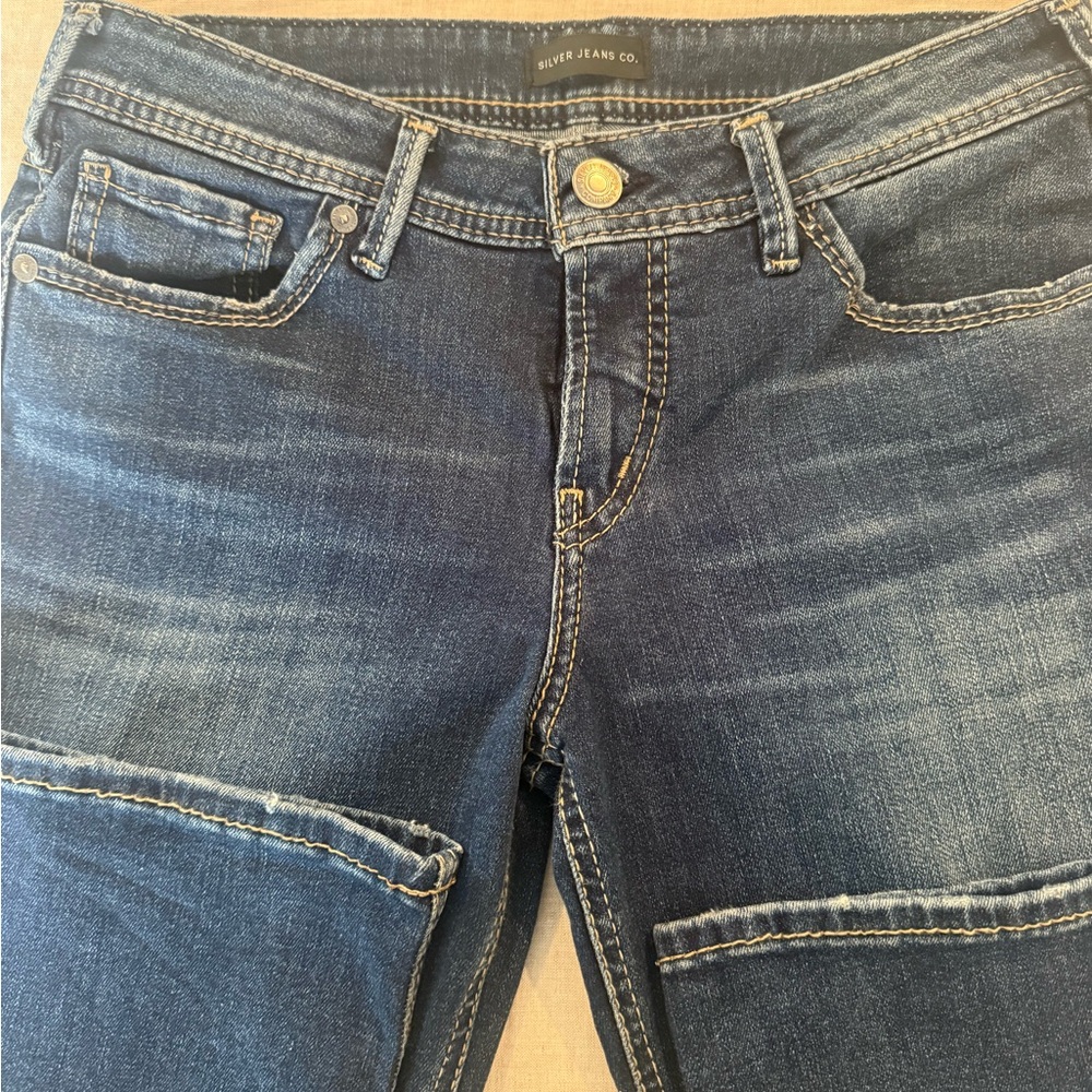 Silver Jeans Women's Dark Blue Denim Boot Cut